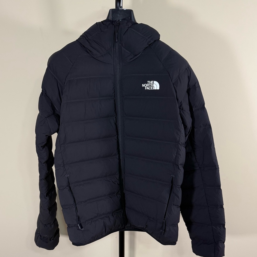 North Face Remastered Hooded Puffer Jacket color Black size Small